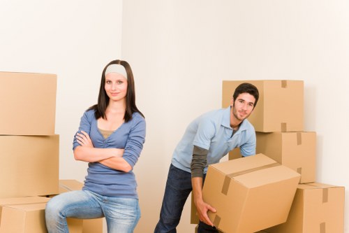 Local removal team handling furniture transport for a Holland Park move