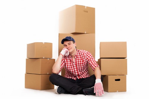 Careful packing and loading service for a flat move in Holland Park